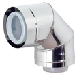 Ubbink 0702883 Ubbink Rolux concentrisch PP/Inox bocht 87° 80/125 mm