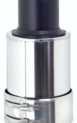 Ubbink 0702893 Ubbink Rolux concentrisch PP/Inox topeindstuk 80/125 mm