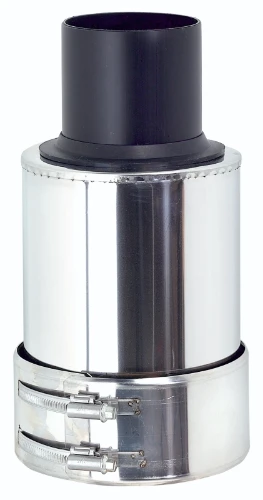 Ubbink 0702893 Ubbink Rolux concentrisch PP/Inox topeindstuk 80/125 mm