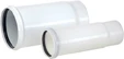 Ubbink 0704066 Ubbink Rolux concentrisch PP/Alu schuifstuk 80/125 mm (lengte 170 mm)
