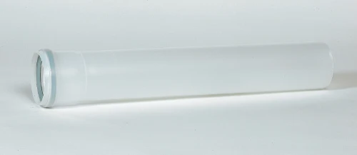 Ubbink Rolux parallel verlengstuk transparant diam 125mm, lengte 2000mm PP120 0718113