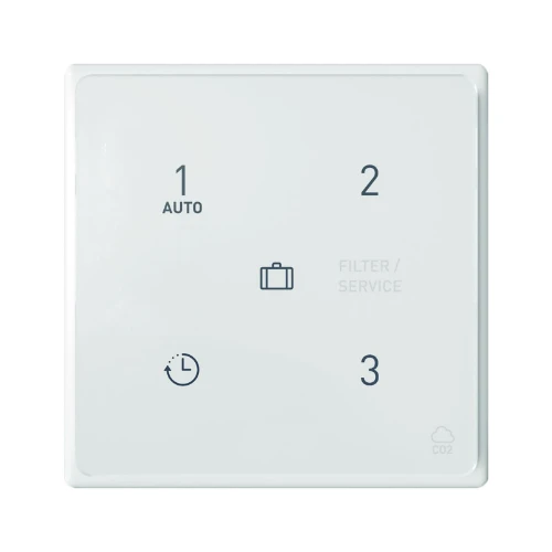 Ubbink 0888374 Ubfilux Vigor RF CO²-sensor met 5-standen schakelaar met 230V connectie