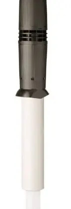 Ubbink 5184404 Ubbink Sekurit concentrisch PP/PP dakdoorvoer 80/125 mm (lengte 1570mm)