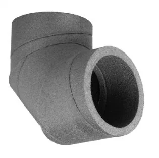 Ubbink Bocht rond luchtkanaal Ubbink Aerfoam 180mm 90° kunststof 0188283
