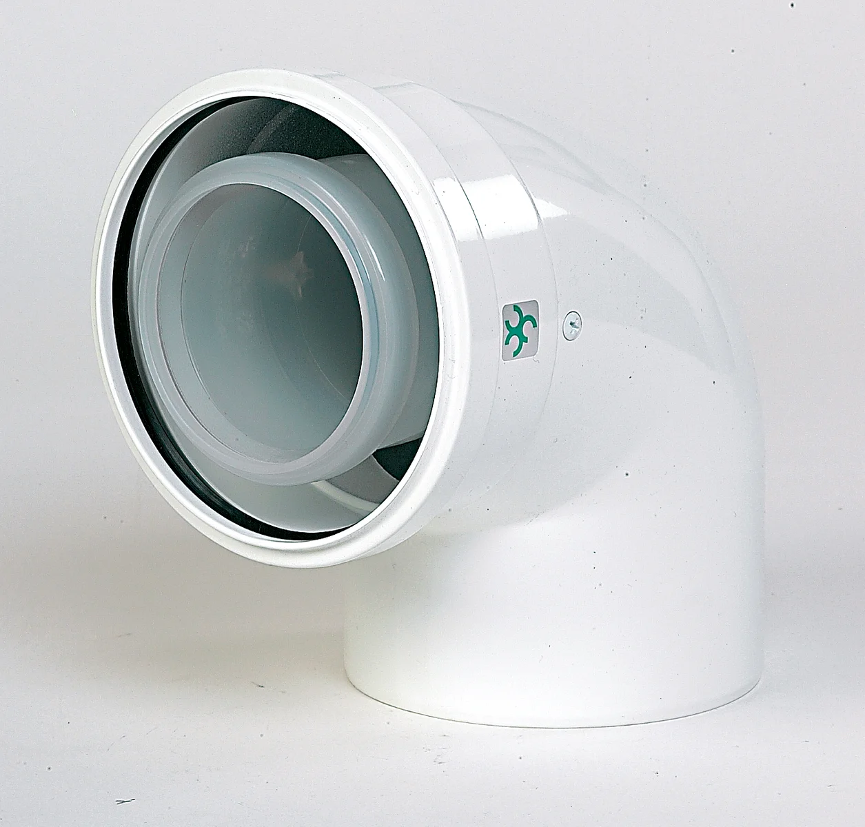 Ubbink Concentrische rookgasbocht Ubbink Rolux aluminium kunststof 80/125mm 0704062