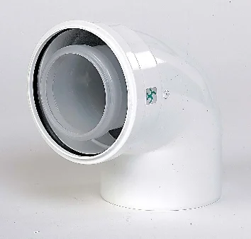 Ubbink Concentrische rookgasbocht Ubbink Rolux metaal kunststof 80/125mm 0702871