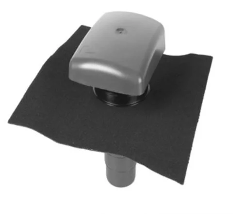 Ubbink Dakdoorvoerpan Ubbink Ø200mm grijs kunststof RVT 200 0172068