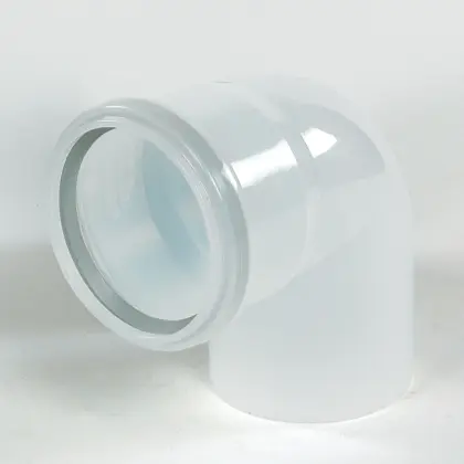 Ubbink Enkelwandige rookgasbocht Ubbink Rolux HRtop 90° 80mmkunststof met lipring 0222955