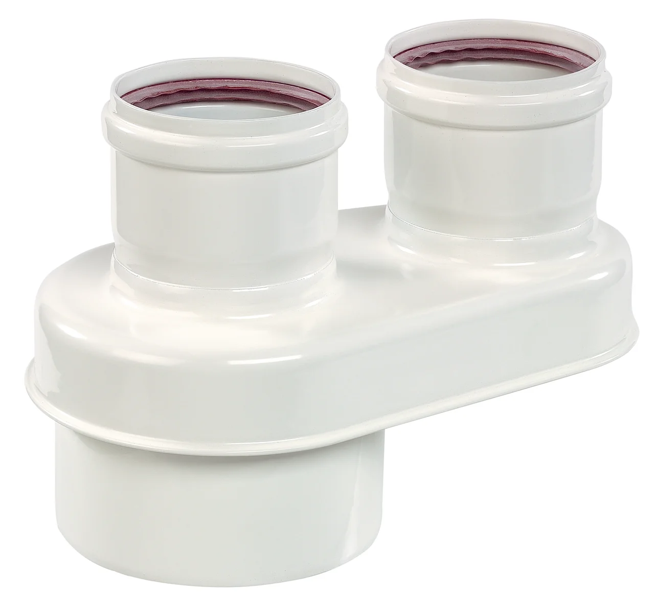 Ubbink Rookgasketeladapter Ubbink Rolux aluminium/kunststof concentrisch / parallel 80/80mm - 80/125mm 0703687
