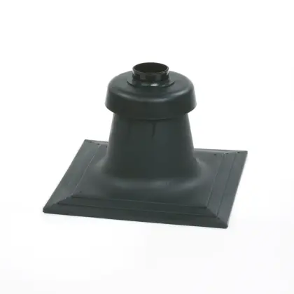 Ubbink Schoorsteenopstand +mof vr flex PP120 dia 80 met vlakke plaat 0703458