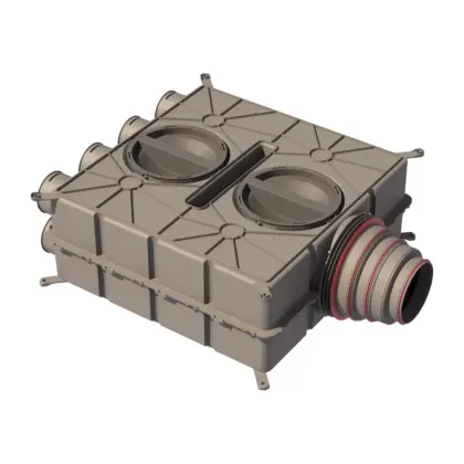 Ubbink Verdeelbox ventilatie Ubbink Air Excellent Ø200mm kunststof 200mmmm DB-reeks 0188950
