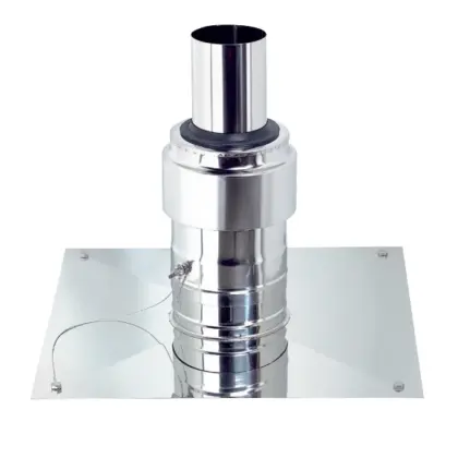 Ubbink Schoorsteenopstand 80 inox voor buis ubbink 0120438