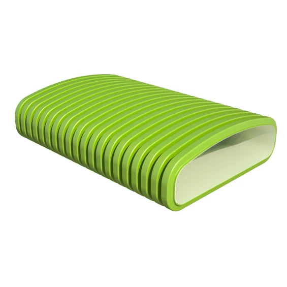 Ubbink Ovaal luchtkanaal Ubbink Air Excellent 50x140mm kunststof 45 Flex 0121077