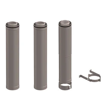 Ubbink Concentrisch CLV systeem Ubbink 110/160mm kunststof/inox 0121085