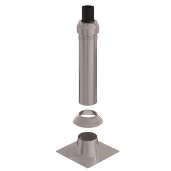 Ubbink Concentrisch CLV systeem Ubbink 110/160mm kunststof/inox 0121088