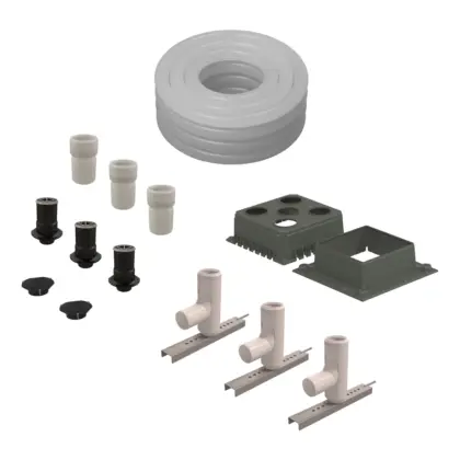 Ubbink Multiflex kit 3 appartementen 60mm/25m ubbink 0121345