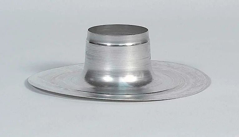 Ubbink Dakdoorvoerplaat Ubbink Ubigas Ø130mm geschikt voor platdak aluminium rond 0146153