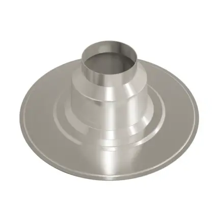 Ubbink Dakdoorvoerplaat Ubbink Ø110mm geschikt voor platdak aluminium rond 0146230