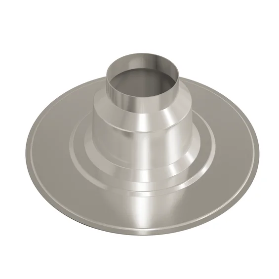 Ubbink Dakdoorvoerplaat Ubbink Ø110mm geschikt voor platdak aluminium rond 0146230