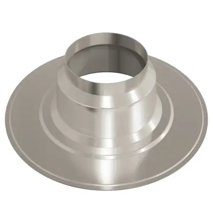 Ubbink Dakdoorvoerplaat Ubbink Ø135mm geschikt voor platdak aluminium rond 0146234