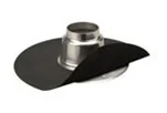 Ubbink Dakdoorvoerplaat Ubbink WaterpRoof Ø170mm geschikt voor platdak wit rond 170 0146321