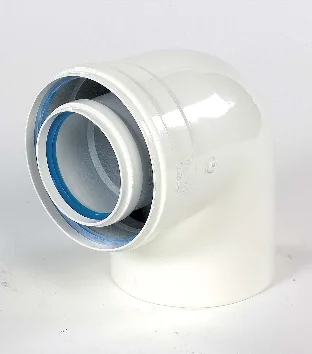 Ubbink Concentrische rookgasbocht Ubbink Rolux aluminium aluminium 80/125mm 0169164
