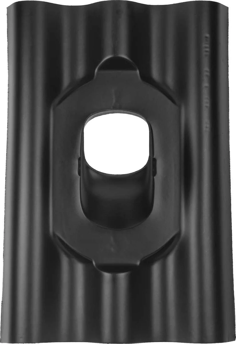 Ubbink Dakdoorvoerplaat Ubbink Ø200mm zwart rechthoekig 25-45° GPN 0170734