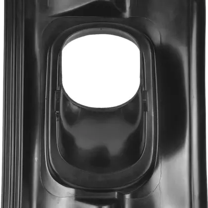 Ubbink Dakdoorvoerplaat Ubbink Ø125mm zwart rechthoekig 5-25° SND 0171001