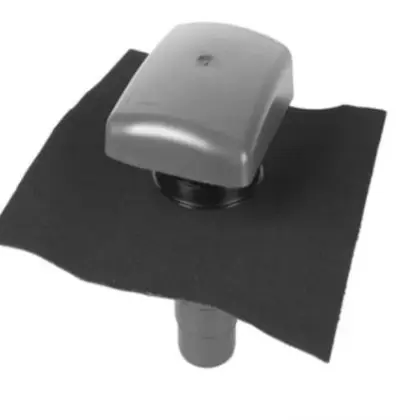 Ubbink Dakdoorvoerpan Ubbink Ø200mm grijs kunststof RVT 200 0172068
