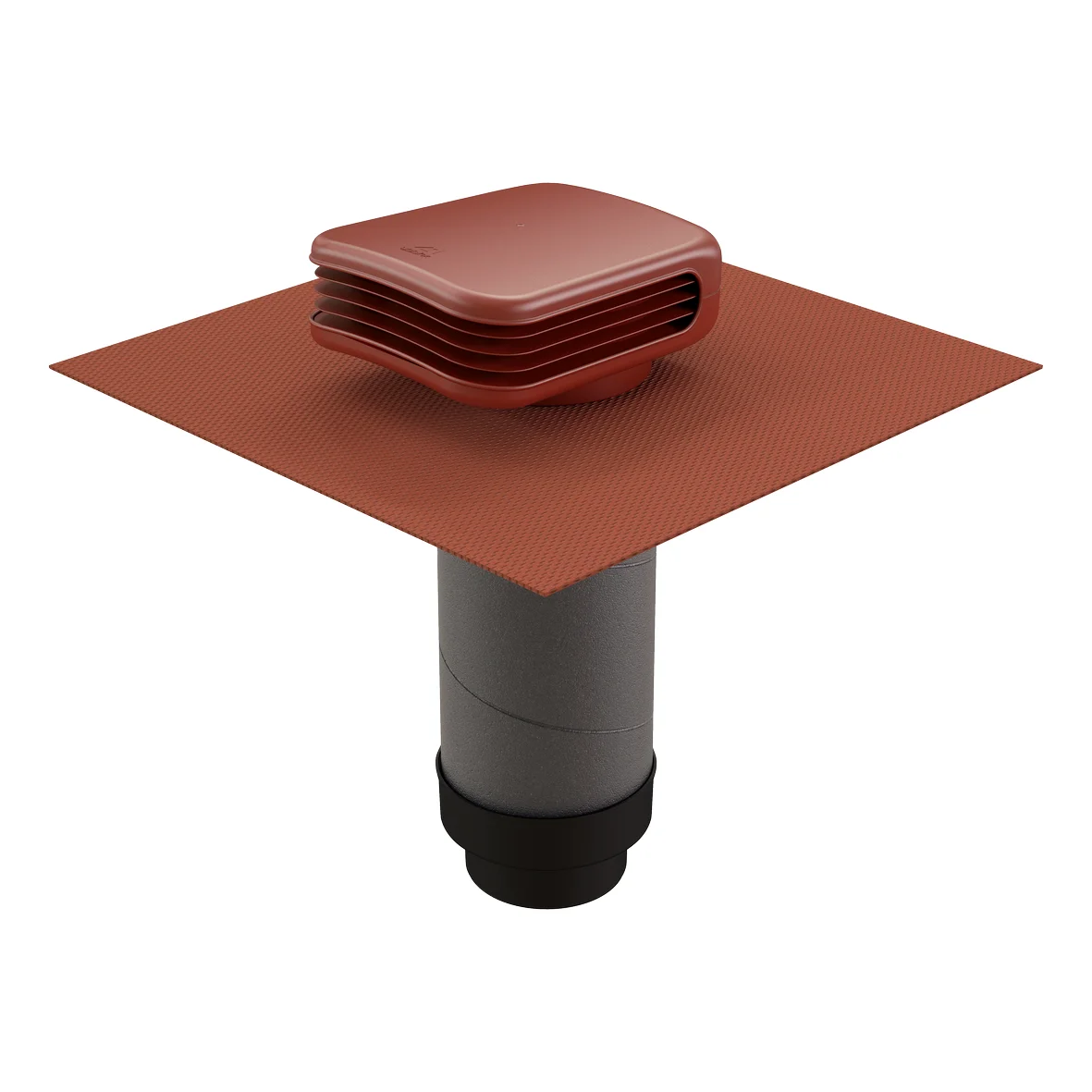 Ubbink Dakdoorvoer rond luchtkanaal Ubbink Valetis ISO kunststof Ø150mm dubbelwandig Signo 0172099