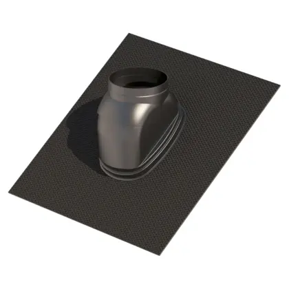 Ubbink Dakdoorvoerplaat Ubbink Ubiflex zwart rechthoekig Signo Pan 0174148