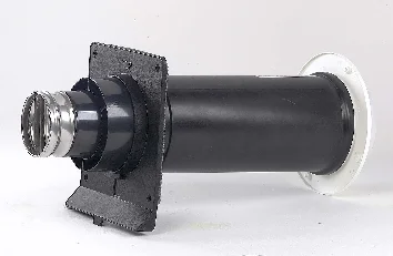 Ubbink Rookgasmuurdoorvoer Ubbink Rolux 4G parallel 80/80mm L=600mm HR+ 0185406