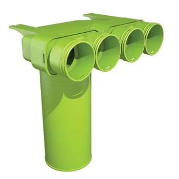 Ubbink Ventielcollector Ubbink Air Excellent 4xØ63mm rond 23 Flex 0188175