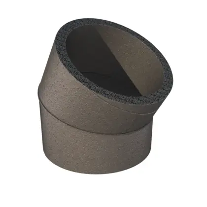 Ubbink Bocht rond luchtkanaal Ubbink Aerfoam 160mm 30° kunststof 0188223