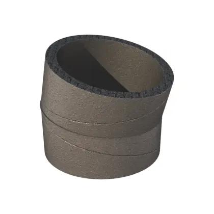 Ubbink Bocht rond luchtkanaal Ubbink Aerfoam 200mm 15° kunststof 0188228