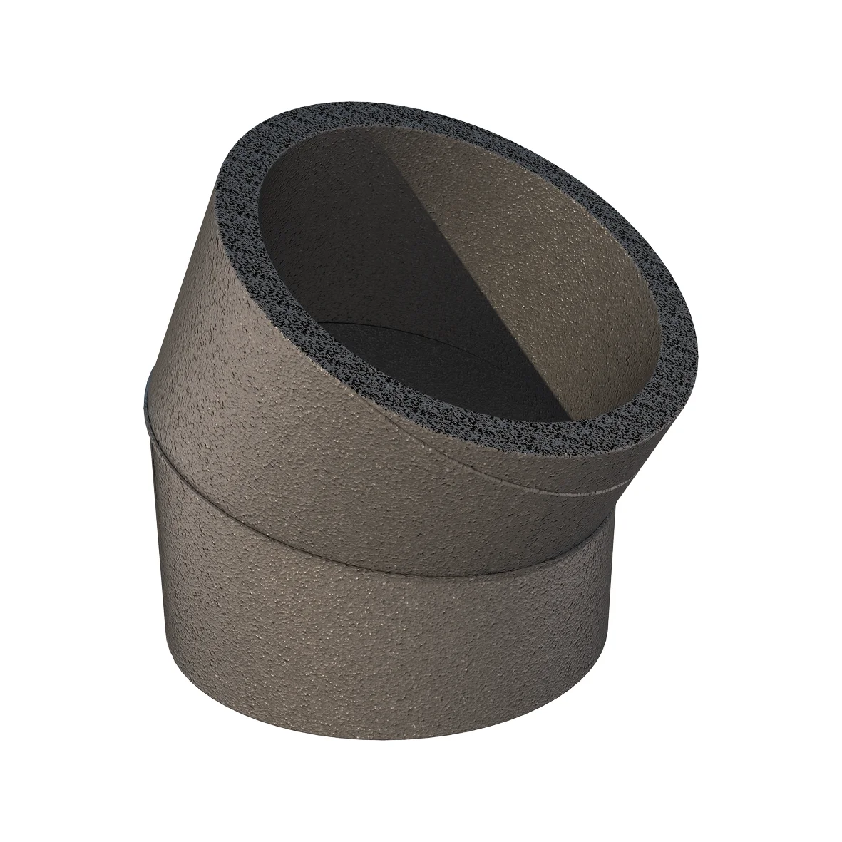 Ubbink Bocht rond luchtkanaal Ubbink Aerfoam 200mm 30° kunststof 0188229