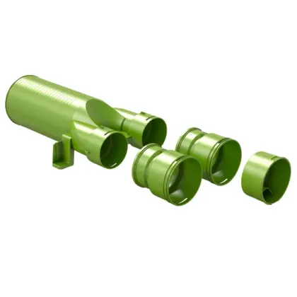 Ubbink Ventielcollector Ubbink Air Excellent 2xØ90mm rond 48 Flex 0188535