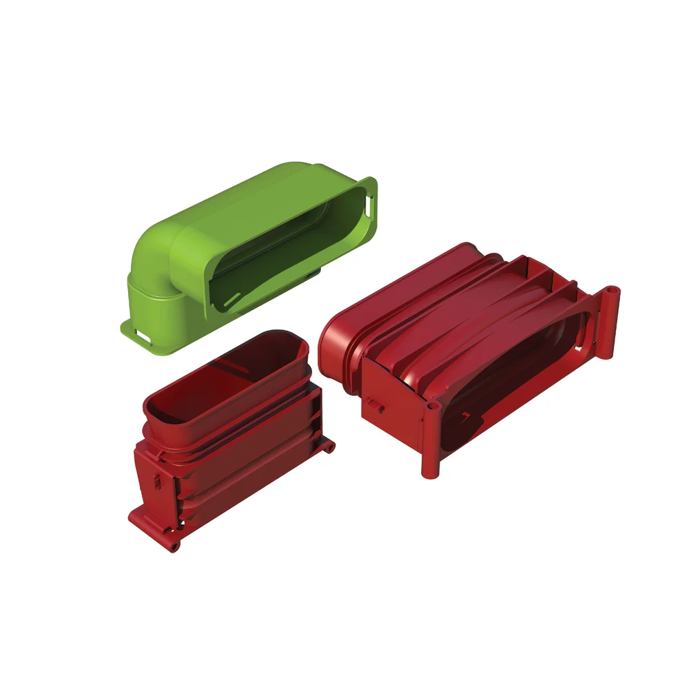 Ubbink Bocht rechthoekig luchtkanaal Ubbink Air Excellent 130x60mm horizontaal 90° kunststof 45 Flex 0188547