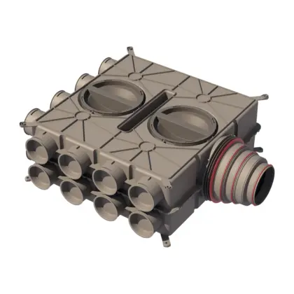 Ubbink Verdeelbox ventilatie Ubbink Air Excellent Ø125 - 200mm kunststof DB-reeks 0188951