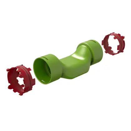 Ubbink UB.AE34C-AE34C KIT Passeerstuk ubbink 0188990
