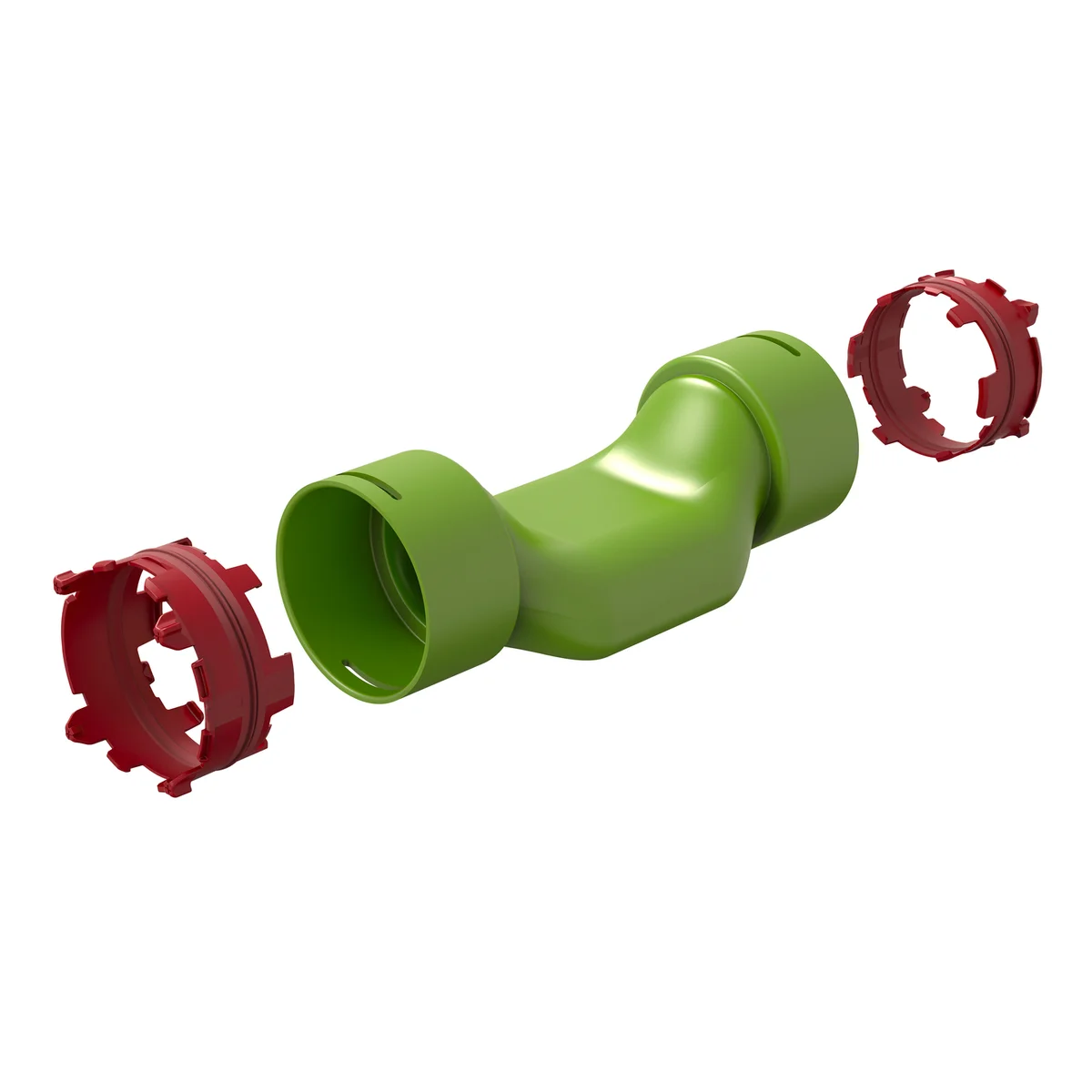 Ubbink UB.AE34C-AE34C KIT Passeerstuk ubbink 0188990