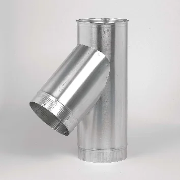 Ubbink Enkelwandig rookgas T-stuk Ubbink Ubigas 130mm aluminium 0371232