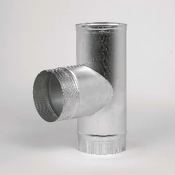 Ubbink Enkelwandig rookgas T-stuk Ubbink Ubigas 110mm aluminium 0371268