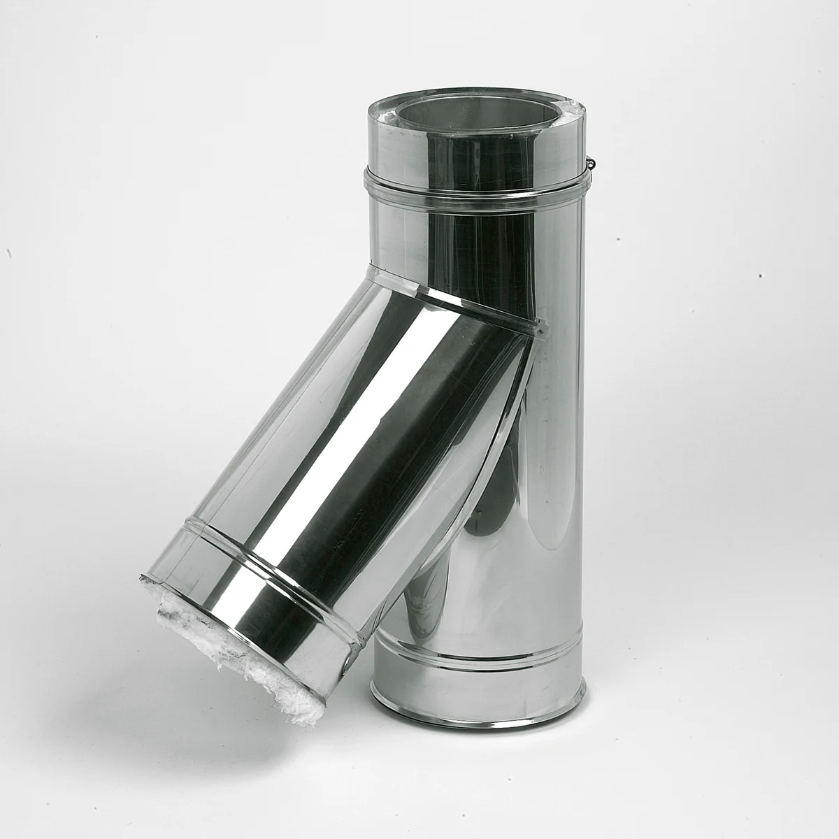 Ubbink Dubbelwandig rookgas T-stuk Ubbink Ubitherm Ø175mm 45° 0700548