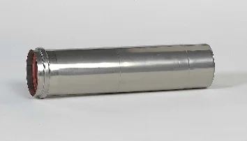 Ubbink Enkelwandige rookgasbuis Ubbink Ø80x328mm inox met lipring 0701181