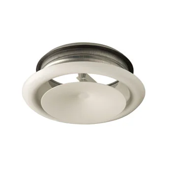 Ubbink Afdekrozet rond luchtkanaal Ubbink TFF Ø130mm wit 0701540