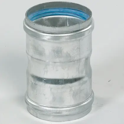Ubbink Enkelwandige rookgasmof Ubbink 100mmaluminium 0702176
