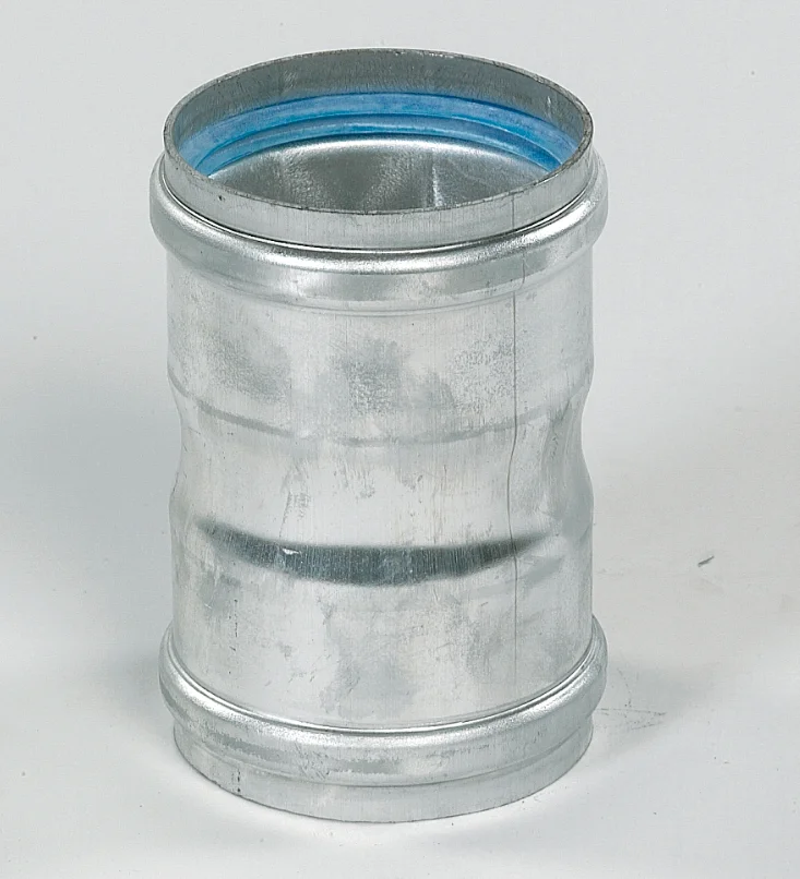 Ubbink Enkelwandige rookgasmof Ubbink 100mmaluminium 0702176
