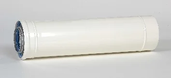 Ubbink Concentrische rookgasbuis Ubbink Rolux aluminium/aluminium 60/100mm L250mm wit 0702659