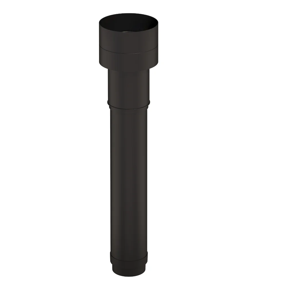 Ubbink Dakdoorvoer rond luchtkanaal Ubbink Ventub kunststof Ø150mm H1160mm dubbelwandig 0702748